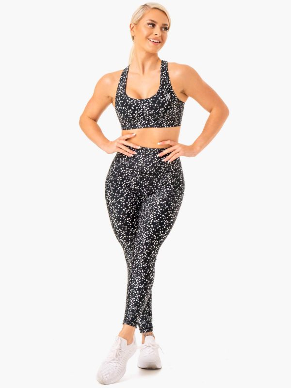Reform High Waisted Leggings - Black Speckle Online - Image 4