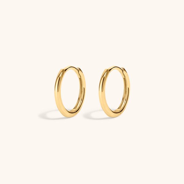 Classic Huggie Hoops in 14k Gold Online
