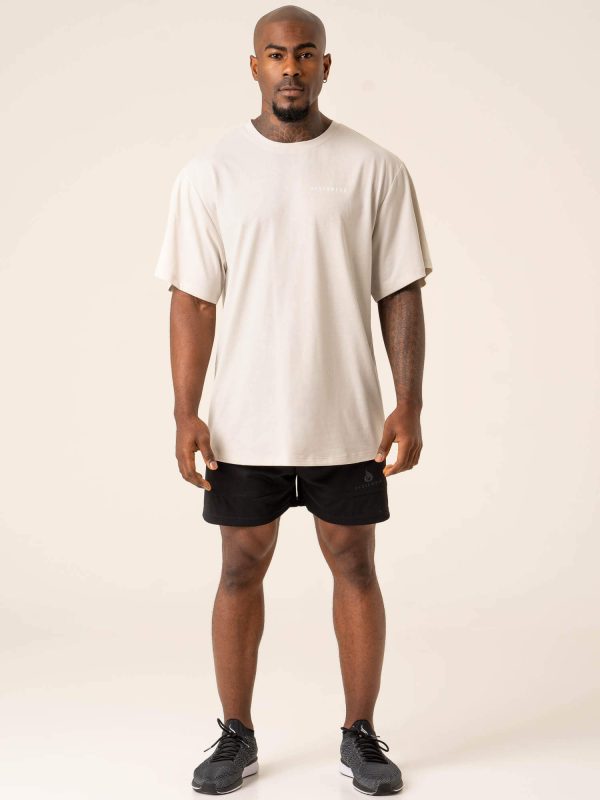Advance Oversized T-Shirt - Stone Online now - Image 5