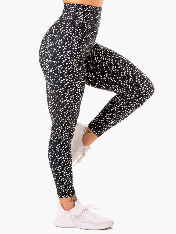 Reform High Waisted Leggings - Black Speckle Online - Image 2