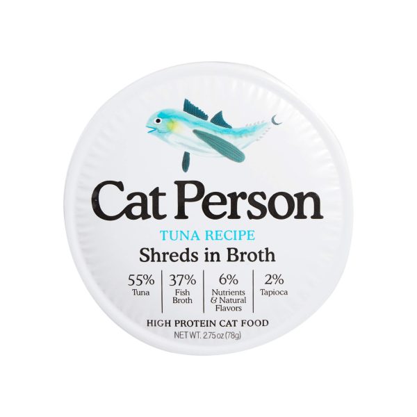 Cat Person Grain-Free Shreds Wet Cat Food 2.75 oz Case of 24 Online Sale - Image 5