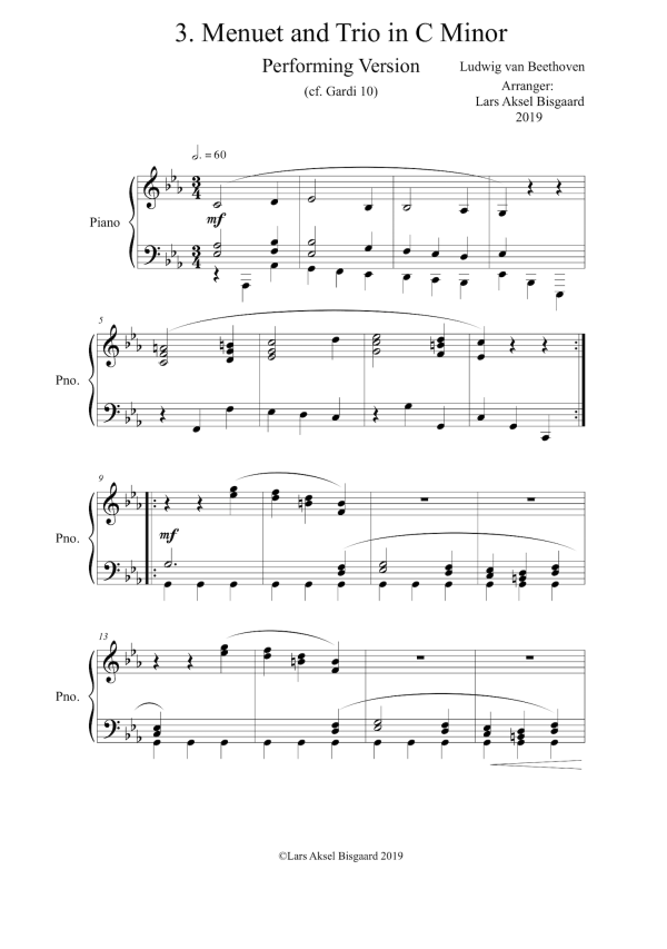 Lars Aksel Bisgaard: Piano Sonata in E-flat major (GPC072) Cheap - Image 5