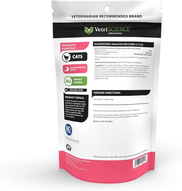 VetriScience Probiotic Everyday Cat Supplement Fashion - Image 2