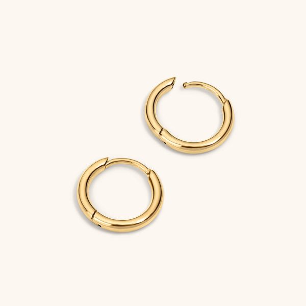 Everyday Hoop Duo in Titanium on Sale - Image 4