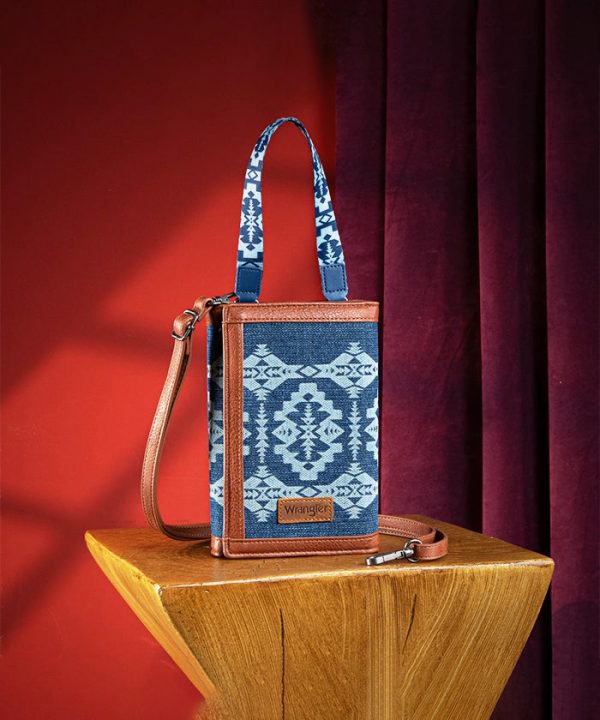 Wrangler Aztec Print Bi-fold Phone Case Supply - Image 2