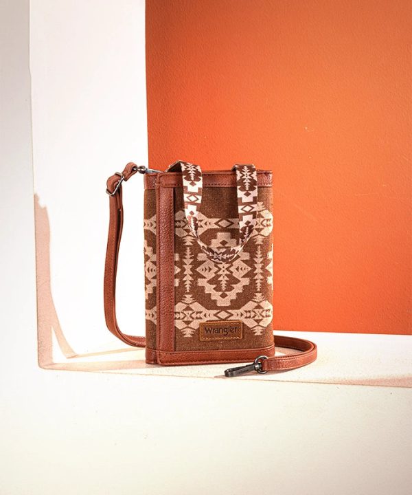 Wrangler Aztec Print Bi-fold Phone Case Supply - Image 4