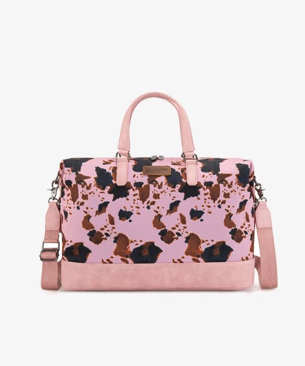 Wrangler Cow Print Trolley Sleeve Weekender Hot on Sale