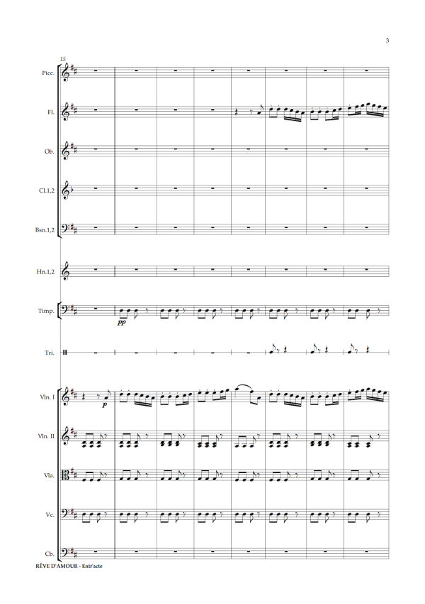 Daniel François Esprit Auber: Rêve d Amour – Act III: Entr’acte (arr. Dario Salvi) (NXP146) Discount - Image 3