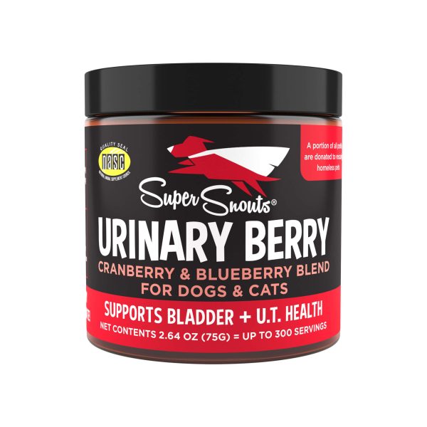 Super Snouts Urinary Berry Cranberry & Blueberry Balanced UT Support for Dogs & Cats For Discount