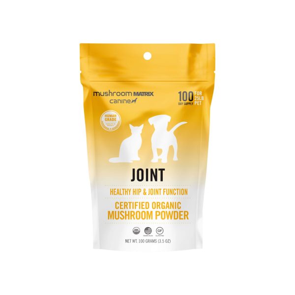 Canine Matrix Joint Flex Organic Mushroom Mobility Supplement for Dogs Online now - Image 2
