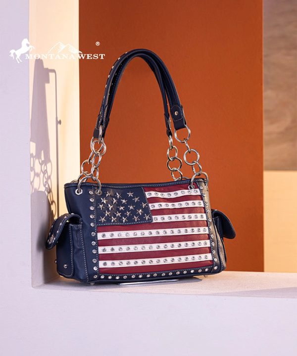 Montana West American Pride Concealed Satchel For Discount - Image 4