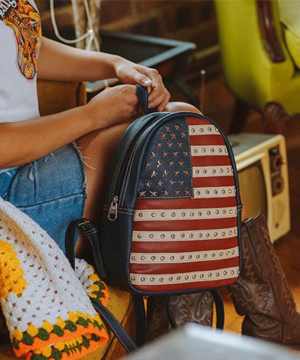 Montana West American Pride Concealed Carry Backpack Hot on Sale - Image 2