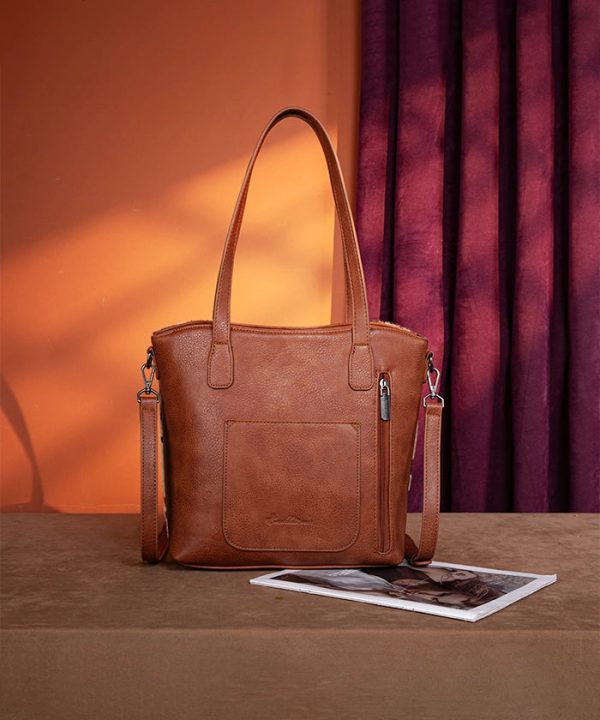 Montana West Floral Tooled Concealed Carry Shoulder Bag Online Sale - Image 3