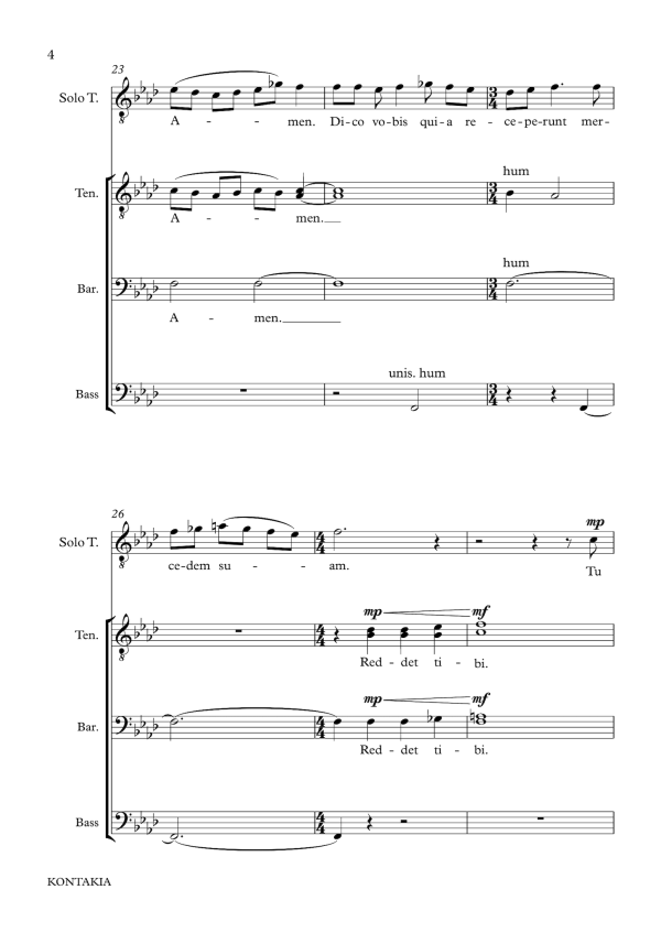 Lydia Kakabadse: Kontakia – for male voice choir (NXP161) Fashion - Image 4