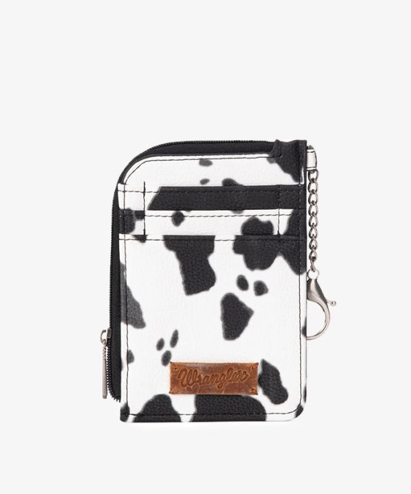Wrangler Cow Print Card Holder For Discount