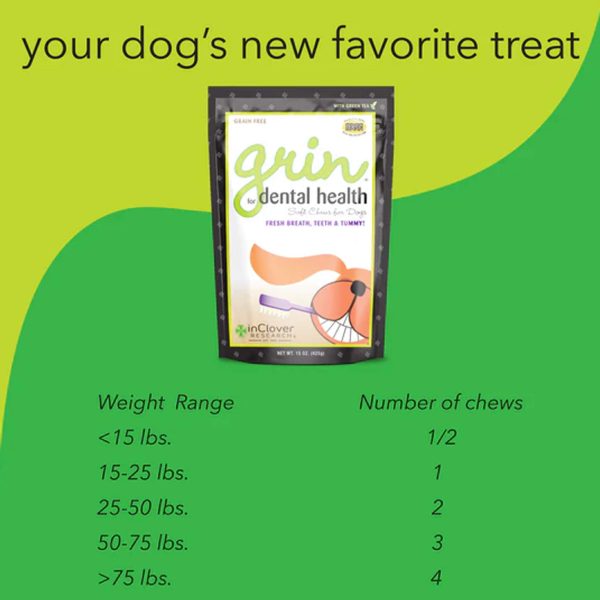 In Clover Dental Grin Daily Dog Treats For Cheap - Image 4