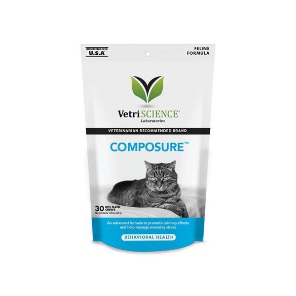 VetriScience Composure Feline Supplement Calming Chews Discount
