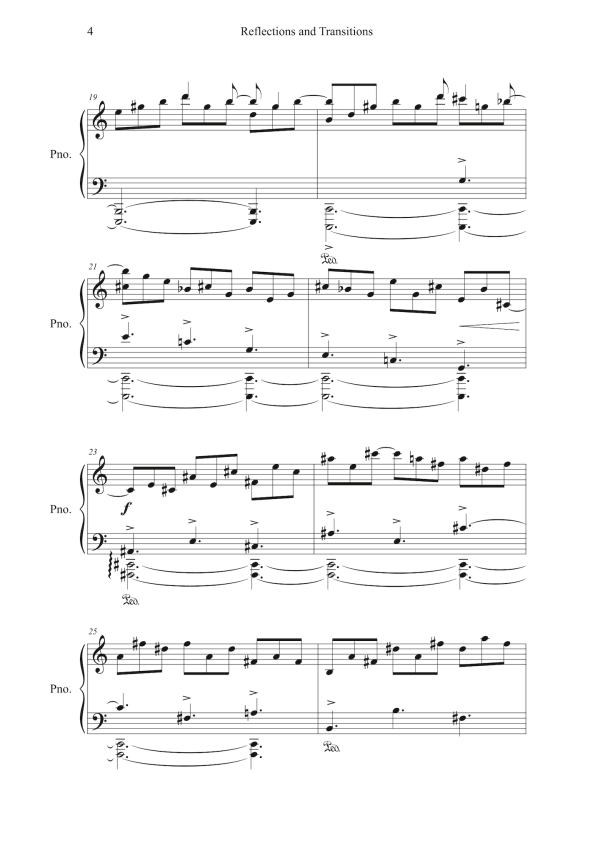 Lars Aksel Bisgaard: Reflections and Transitions for solo piano (GPC087) Online now - Image 3