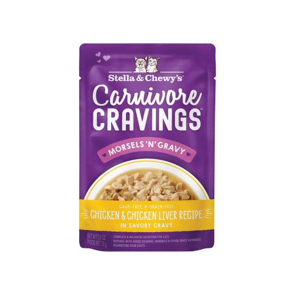 Stella & Chewy s Cravings Morsels with Gravy Cat Food 2.8 oz Case of 24 Fashion - Image 3
