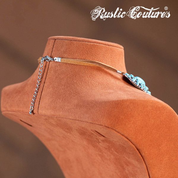 Rustic Couture s® Bohemian Flower Necklace Online - Image 5