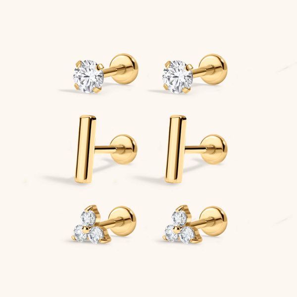 Everyday Nap Earrings Trio For Discount
