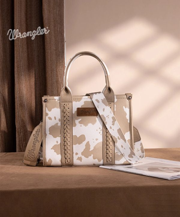 Wrangler Leopard Print Concealed Carry Tote Bag Sale - Image 5