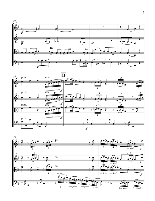 Joy to the World – Arrangement for String Quartet by Peter Breiner (PB073) Fashion - Image 3