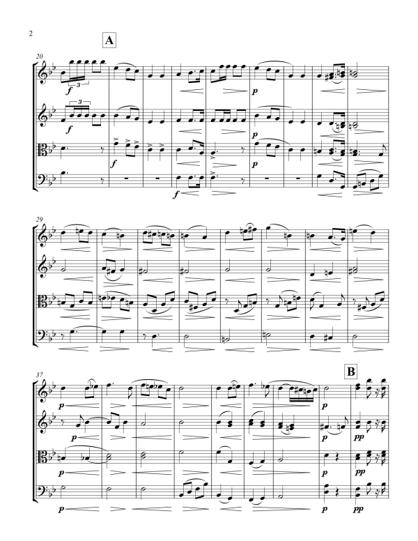 Richard Wagner: Wedding March from Lohengrin – Arrangement for String Quartet by Peter Breiner (PB105) Sale - Image 2