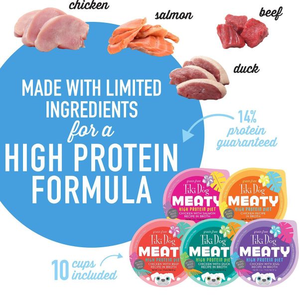 Tiki Dog Meaty High Protein Diet Wet Dog Food Fashion - Image 5