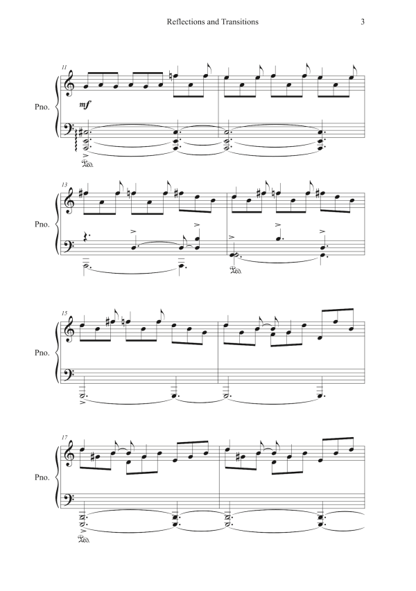 Lars Aksel Bisgaard: Reflections and Transitions for solo piano (GPC087) Online now - Image 2