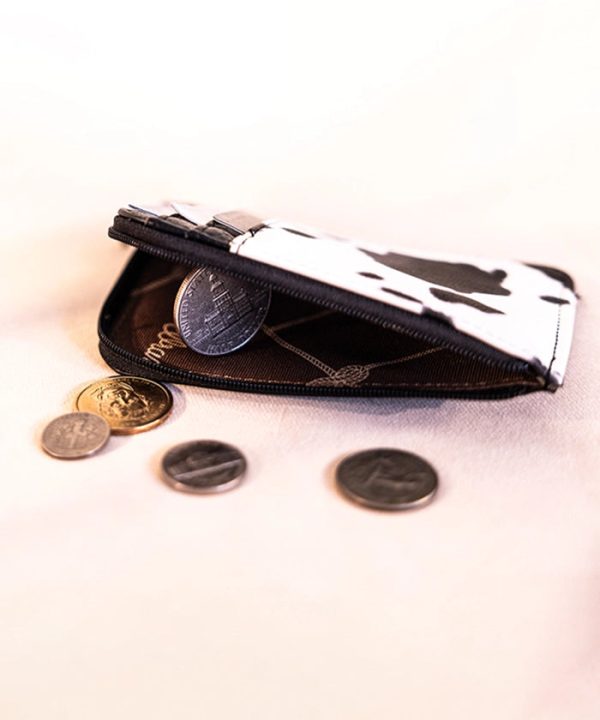 Wrangler Cow Print Mini Zip Card Case Sale - Image 3