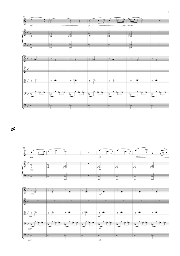 Pyotr Il’yich Tchaikovsky: Andante Cantabile from String Quartet No. 1 – Arrangement for clarinet and orchestra by Robin White (EDN80031) Online Sale - Image 5
