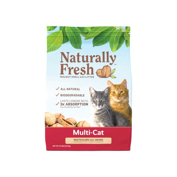 Naturally Fresh Quick Clumping Walnut Shell Multi-Cat Litter Cheap