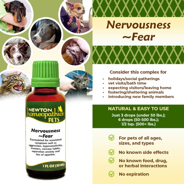 Newton Homeopathics Nervousness & Fear Supply - Image 2