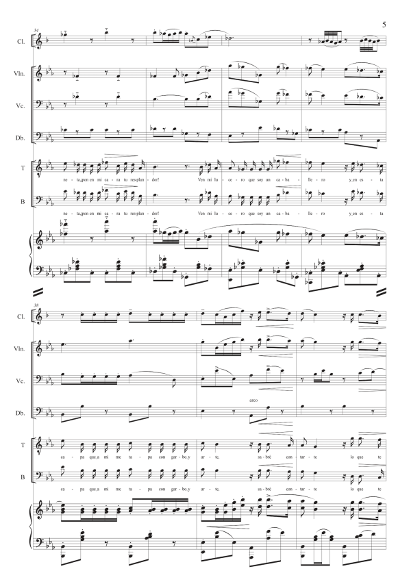 Amadeu Vives: Coro de Románticos (Doña Francisquita) – arranged for voices and ensemble by Santi Escura (NXP117) Online now - Image 5