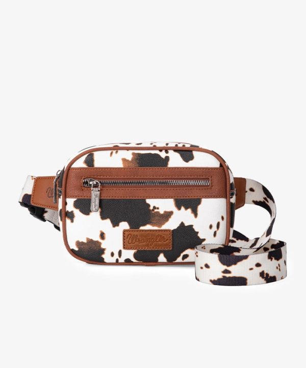 Wrangler Cow Print Belt Bag Online now