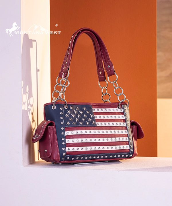 Montana West American Pride Concealed Satchel For Discount - Image 2