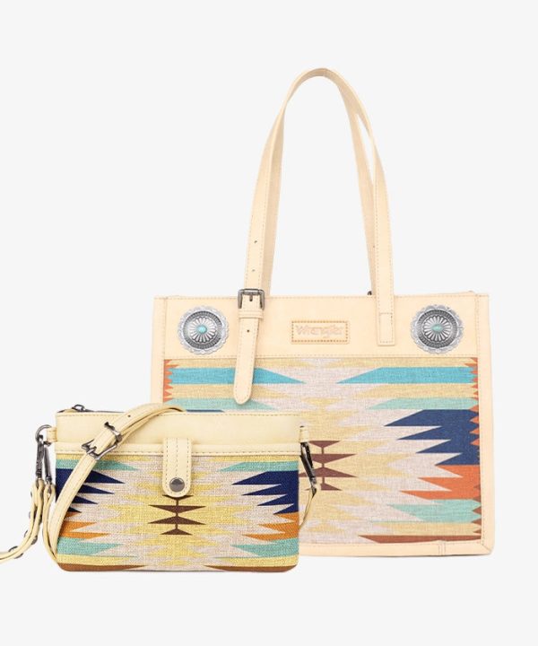 Wrangler Southwestern Art Print Tote Set Sale - Image 3