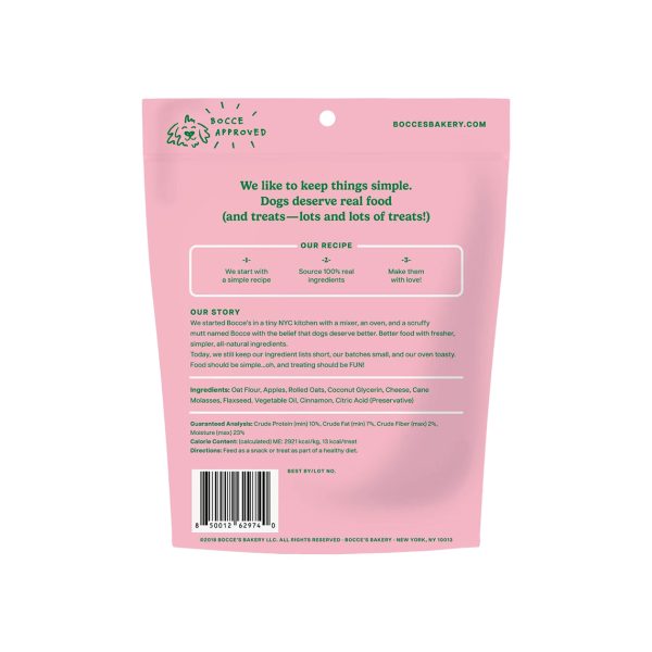 Bocce s Bakery Soft & Chewy Fireside Apple Pie Dog Treats Cheap - Image 2