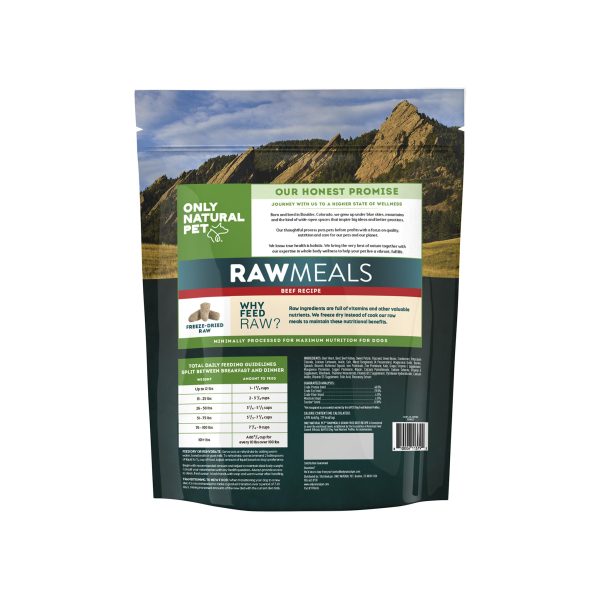 Only Natural Pet RawMeals Beef Recipe Freeze Dried Dog Food Online now - Image 4