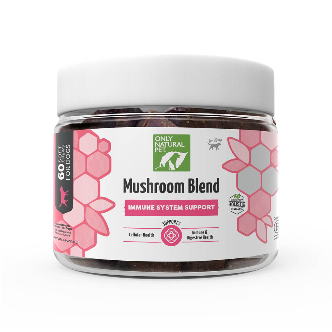 Only Natural Pet Mushroom Blend Immune System Support Supplement for Dogs Supply