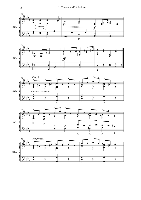 Lars Aksel Bisgaard: Piano Sonata in E-flat major (GPC072) Cheap - Image 4