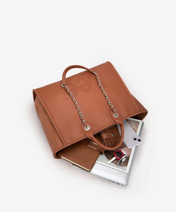 Lee Grain Leather Chain Shoulder Bag Cheap - Image 3