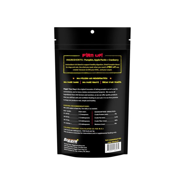 Diggin Your Dog Firm Up! Dehydrated Pumpkin Supplement for Dogs Online now - Image 4
