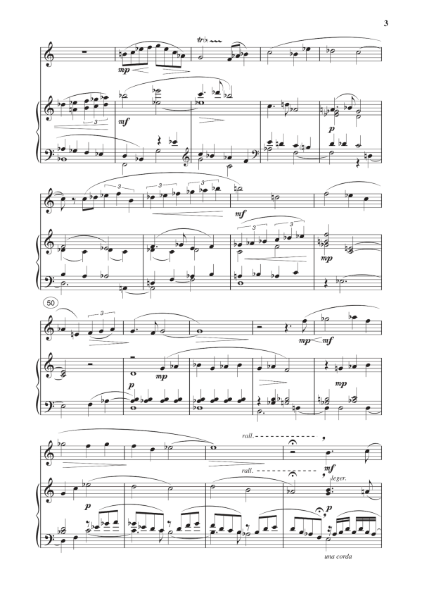 Geoffrey Allen: Outback Sketches, Op. 58 – Three pieces for clarinet and piano (EDN80026) Sale - Image 3
