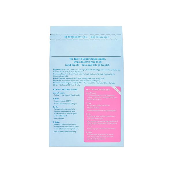 Bocce s Bakery Birthday Cake Mix for Dogs Online Hot Sale - Image 2