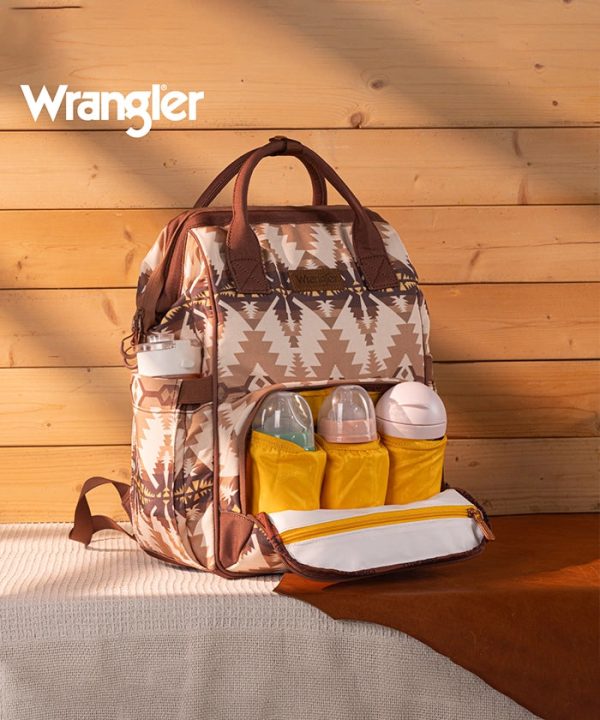 Wrangler Aztec Printed Diaper Bag Discount - Image 3