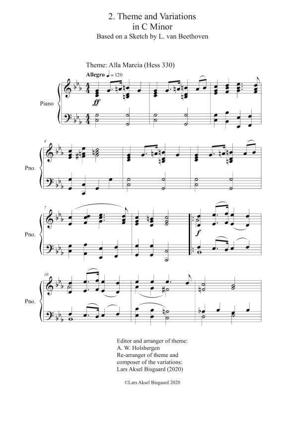 Lars Aksel Bisgaard: Piano Sonata in E-flat major (GPC072) Cheap - Image 3