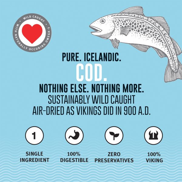 Icelandic+ Large Cod Skin Cube Dog Treats Supply - Image 5