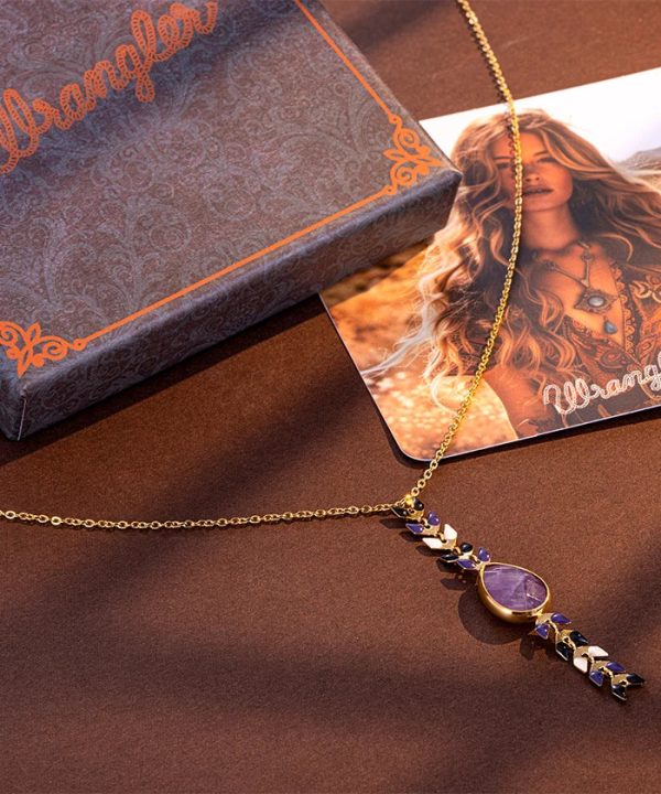 Wrangler Demeter’s Tear Necklace and Earrings Set Fashion - Image 4